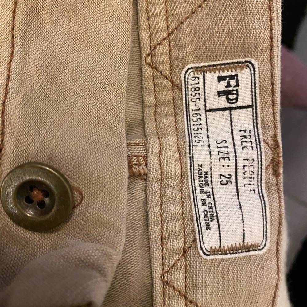 Free people khaki pants